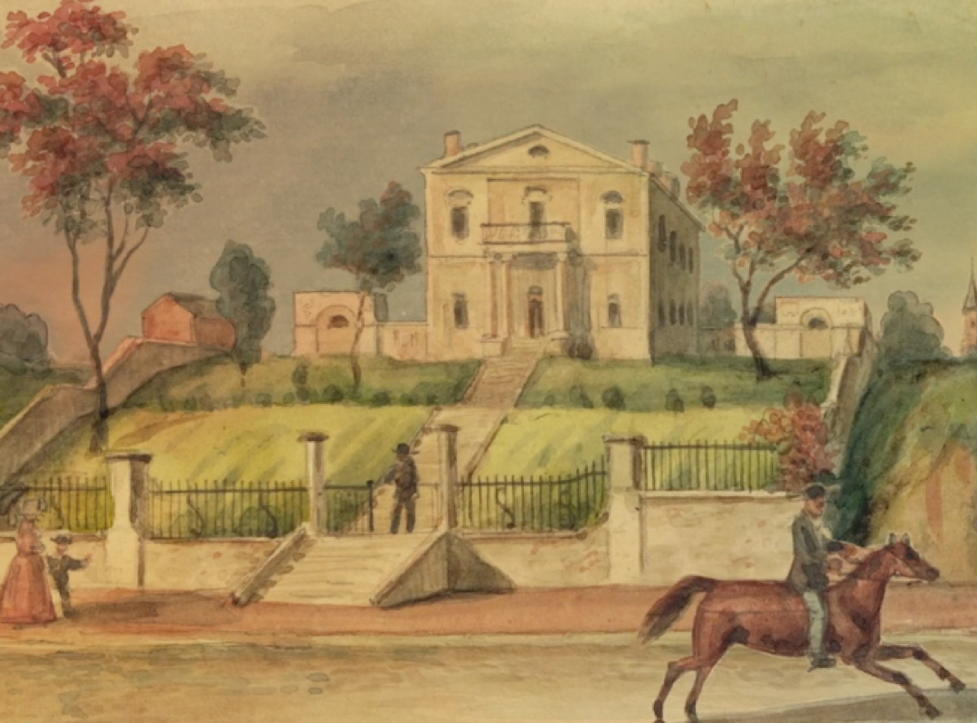 painting of the original columbian college