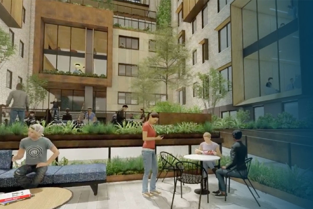 Rendering of new Thurston hall space