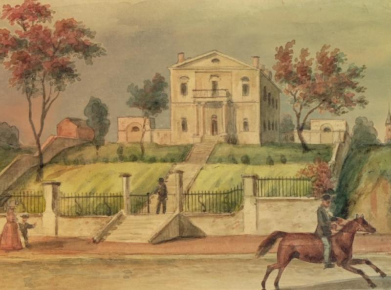 painting of the original columbian college